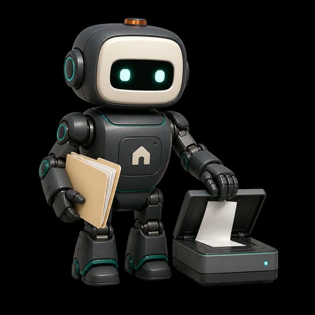 Brakan robot organising landlord documents